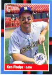 1988 Donruss Baseball Cards    489     Ken Phelps